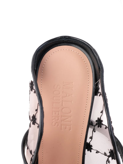 Perfect Malone Souliers High-Heeled Mules Multicolor Fabric Women&