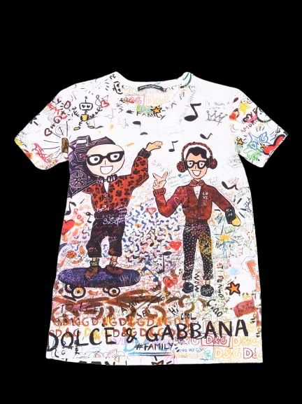 Excellent Dolce Gabbana Kids T-Shirt M Multicolor Cotton