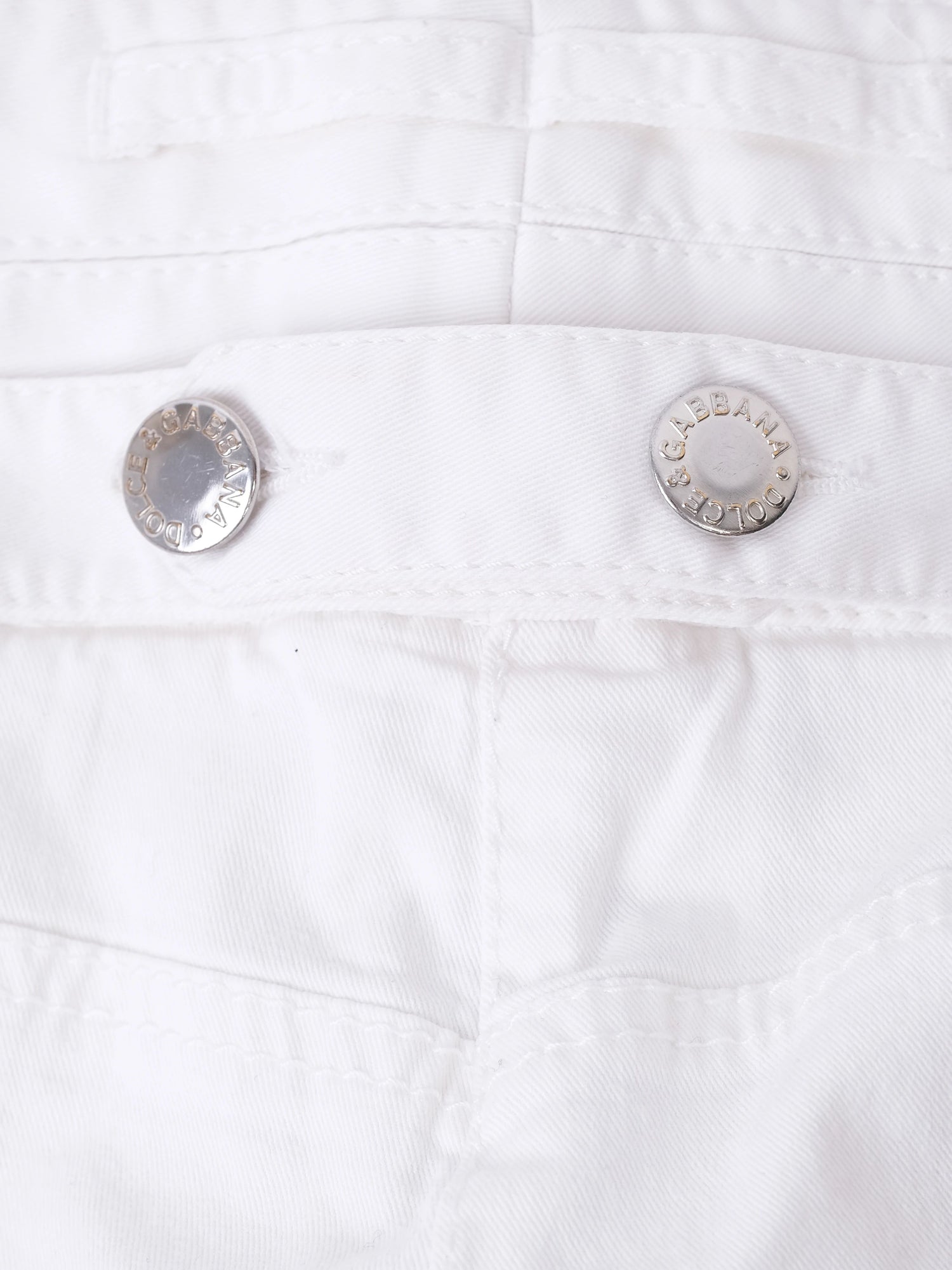 Excellent Dolce Gabbana White Cotton Women&