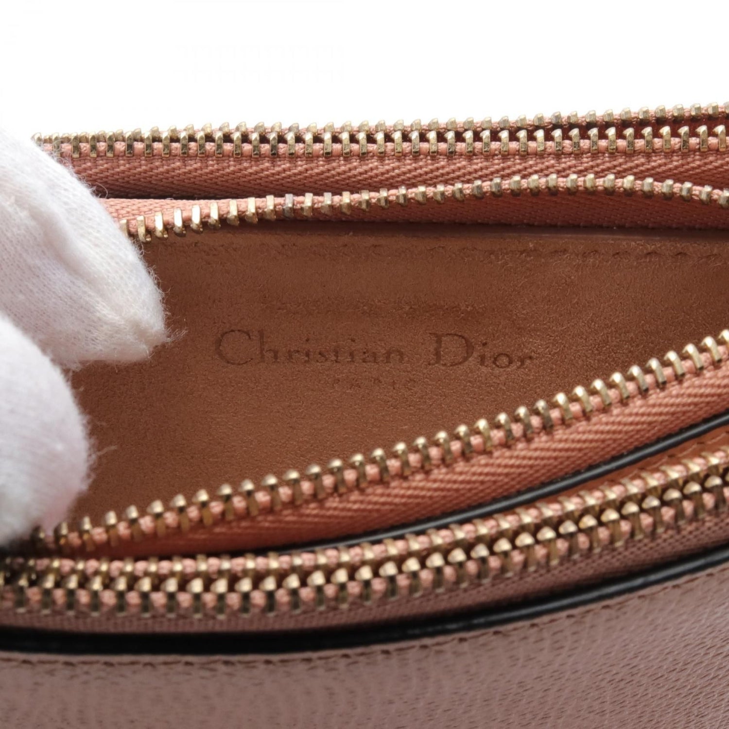 Dior Saddle Saddle Shoulder Bag Pink Leather