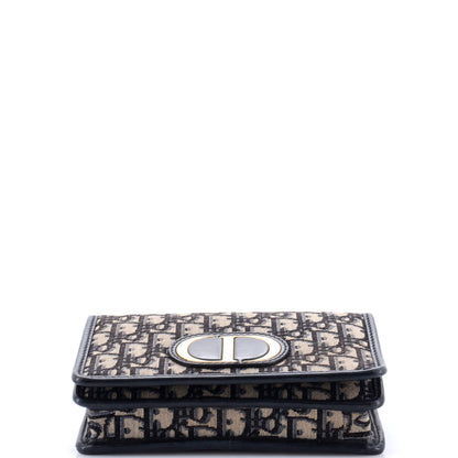 Christian Dior 30 Montaigne 2-In-1 Pouch Oblique Canvas