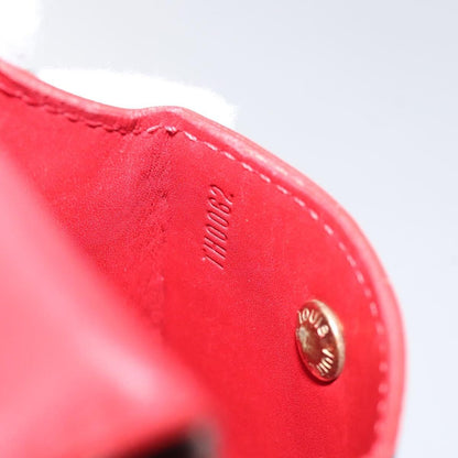 Louis Vuitton Vernis Green Cigarette Case Red M 91155 Lv Auth