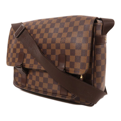 Louis Vuitton Damier Ebene Messenger Bag Palm Color Brown Shoulder Bag N 51125