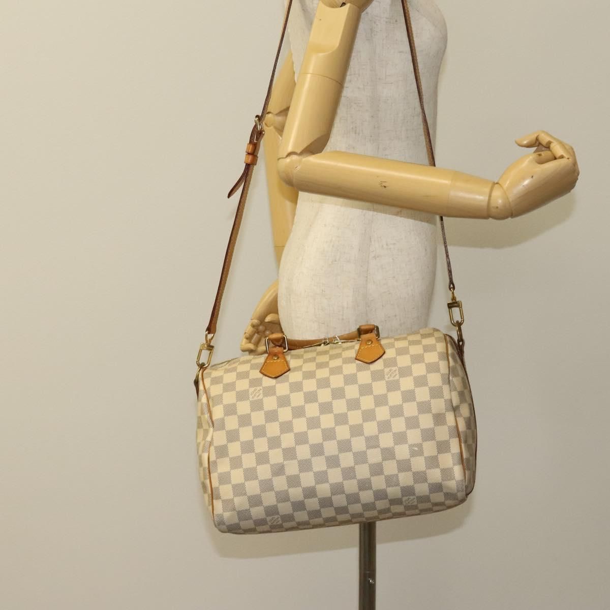 Louis Vuitton Speedy Bandouliere 30 Hand Bag 2way N 41052 Auth