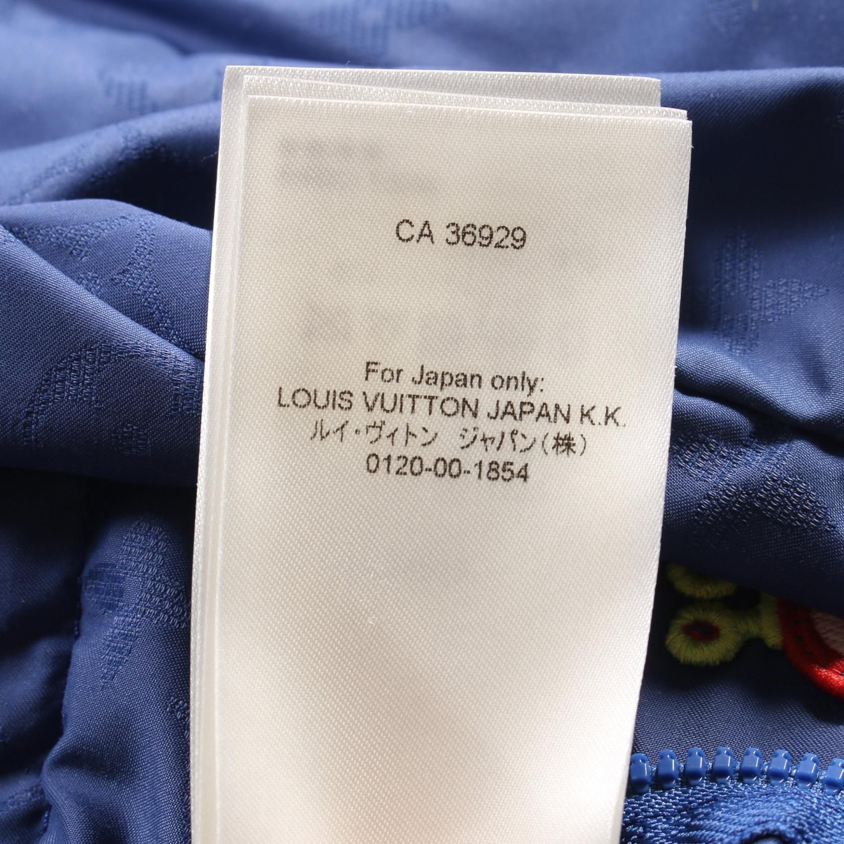 Louis Vuitton Lv _ Yk Monogram Face Blue Blouson Rm 232h Yp 1 Hob 32w