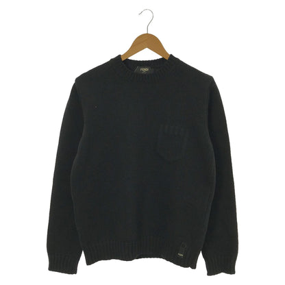 Fendi Sweater Black Cotton
