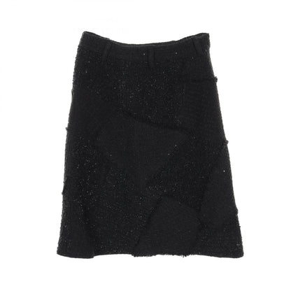 Chanel Black Skirt Wool