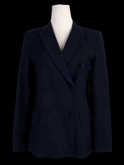 Excellent Weekend MaxMara Blue Wool Blazer Size N/A