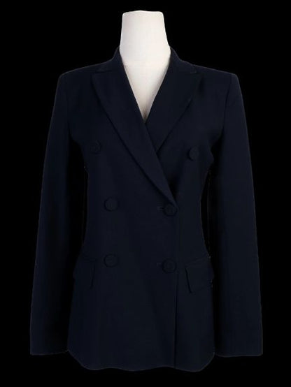 Excellent Weekend MaxMara Blue Wool Blazer Size N/A