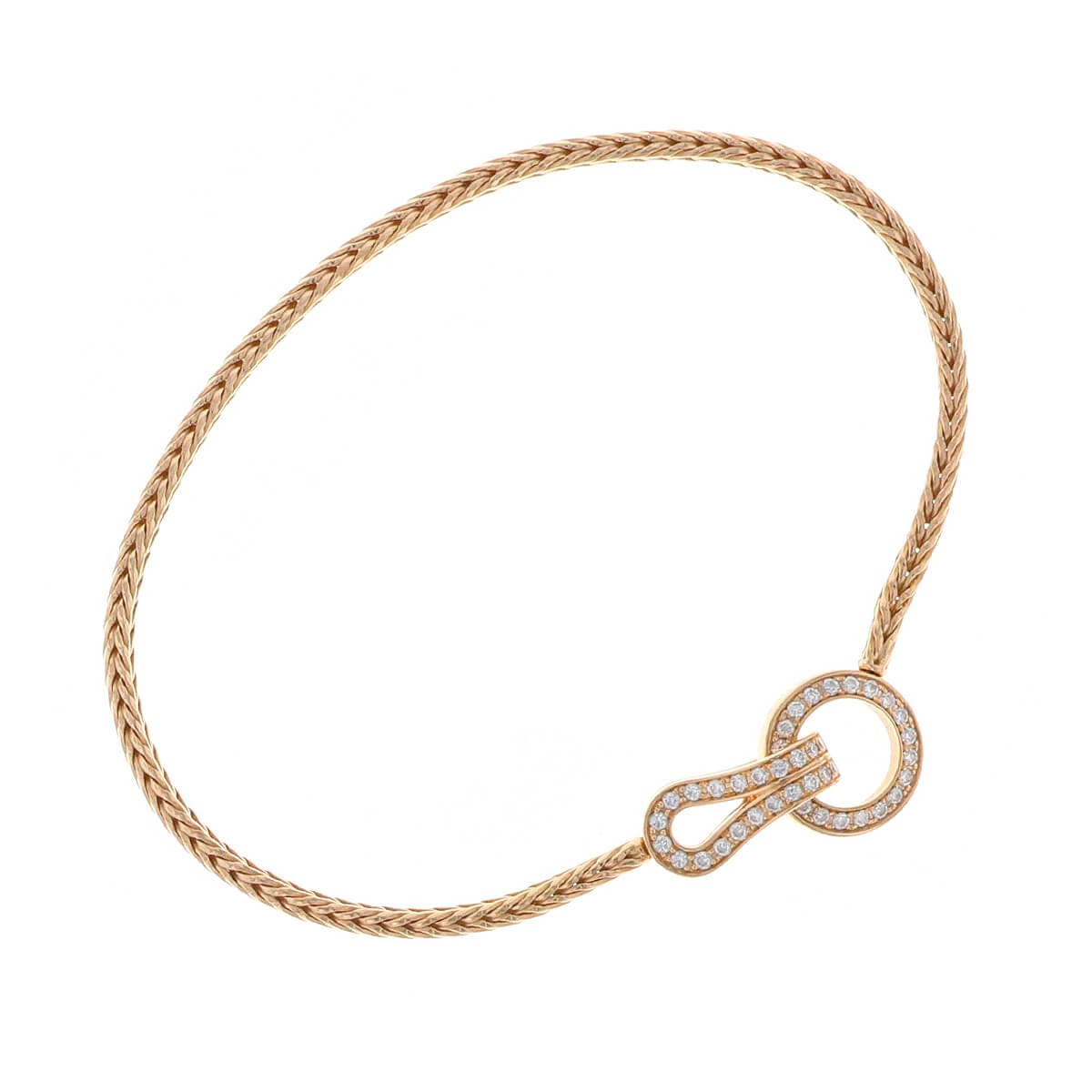 Cartier Agrafe diamonds and gold bracelet