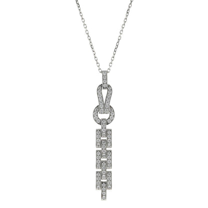 Cartier Agrafe diamonds and gold necklace