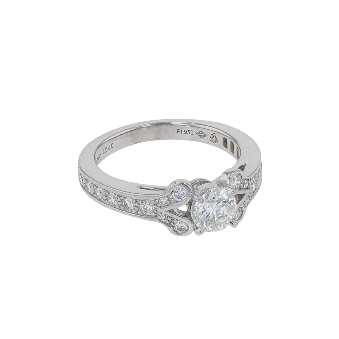 Cartier Ballerine diamonds and gold ring - 0,50 ct H VVS1