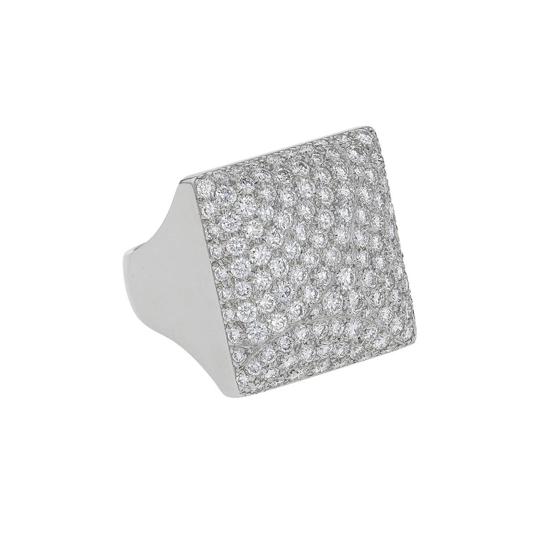 Cartier Berlingot diamonds and gold ring