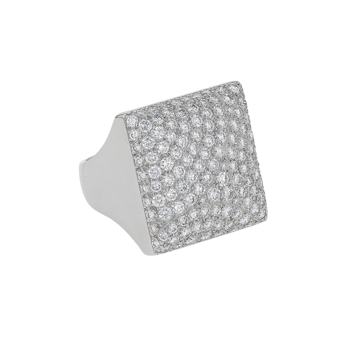 Cartier Berlingot diamonds and gold ring
