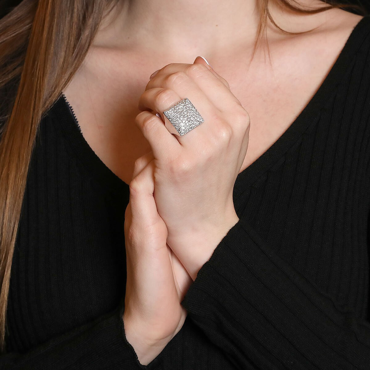 Cartier Berlingot diamonds and gold ring