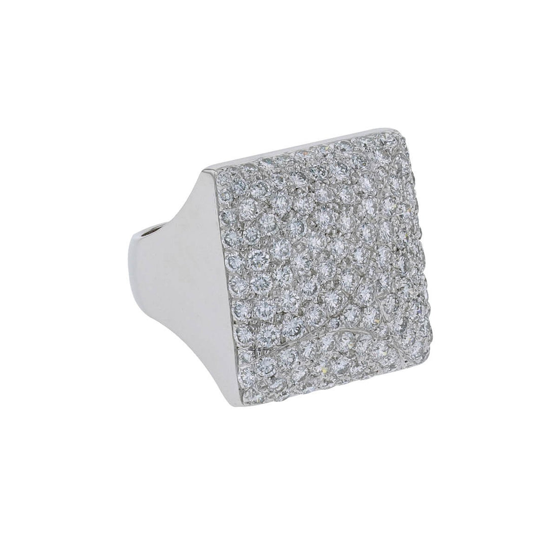 Cartier Berlingot diamonds and gold ring
