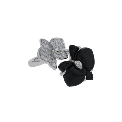 Cartier Caresse dÕOrchidŽes diamonds, onyx and gold ring