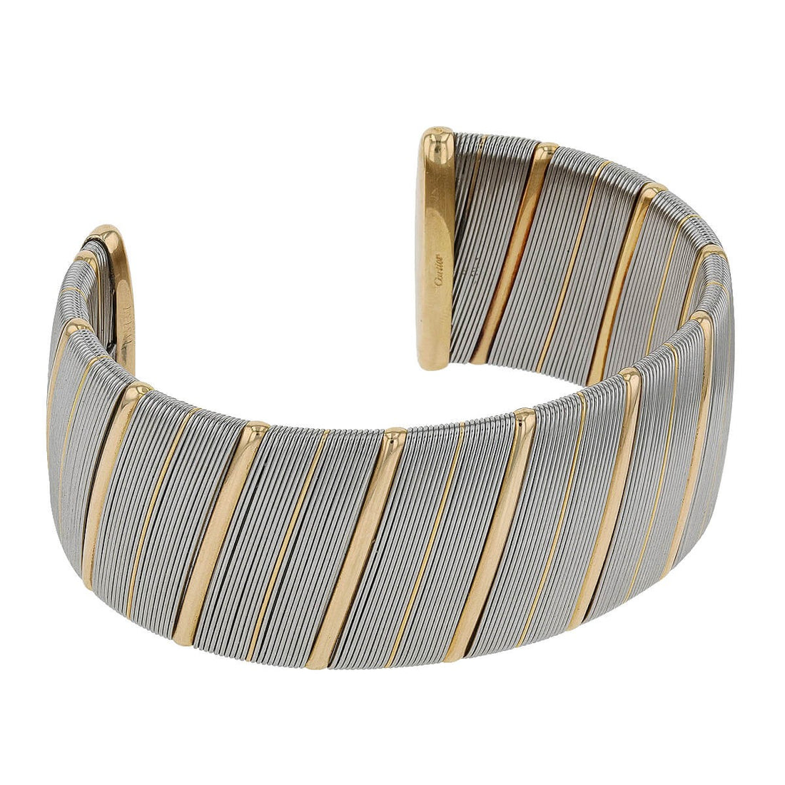 Cartier gold and steel bracelet