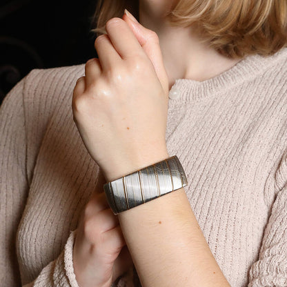 Cartier gold and steel bracelet