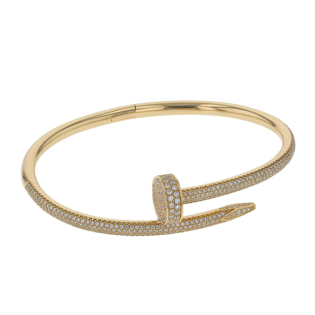 Cartier Juste un Clou diamonds and gold bracelet