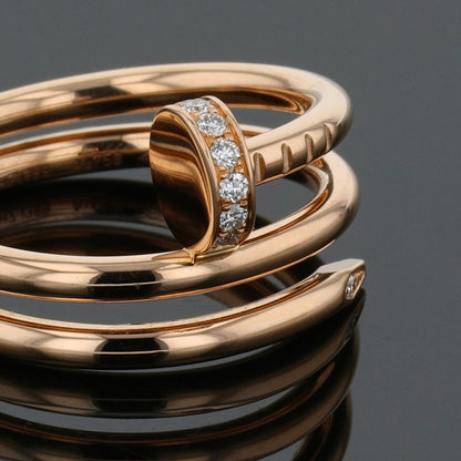 Cartier Juste un Clou diamonds and gold ring