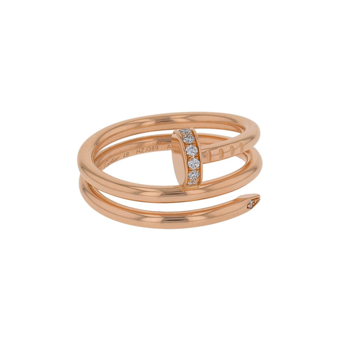 Cartier Juste un Clou diamonds and gold ring