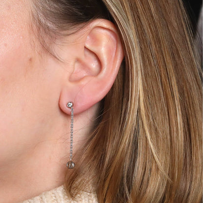 Cartier Love diamonds and gold earrings