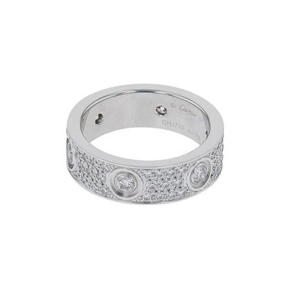 Cartier Love diamonds and gold rings