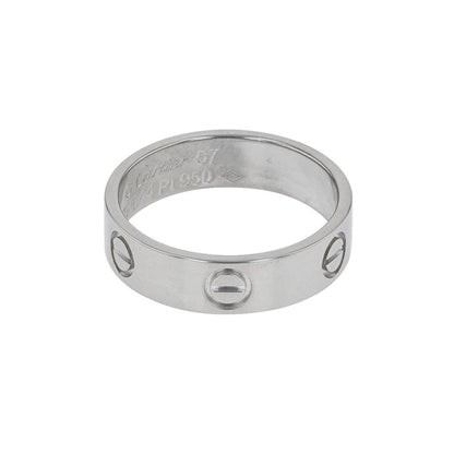 Cartier Love platinum ring