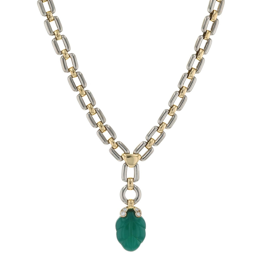 Cartier Patiala gold, chalcedony and diamonds necklace