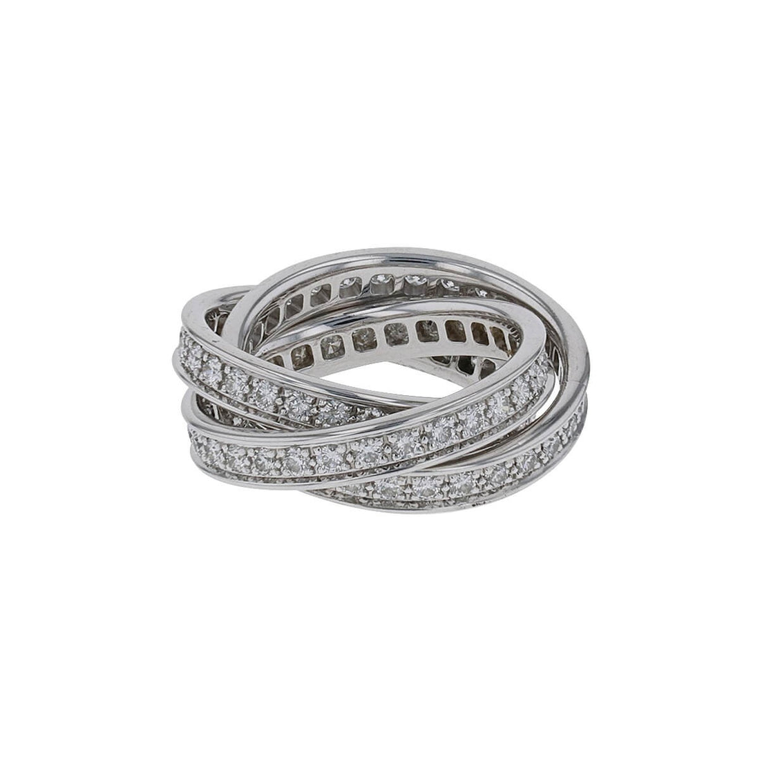 Cartier Trinity diamonds and gold ring