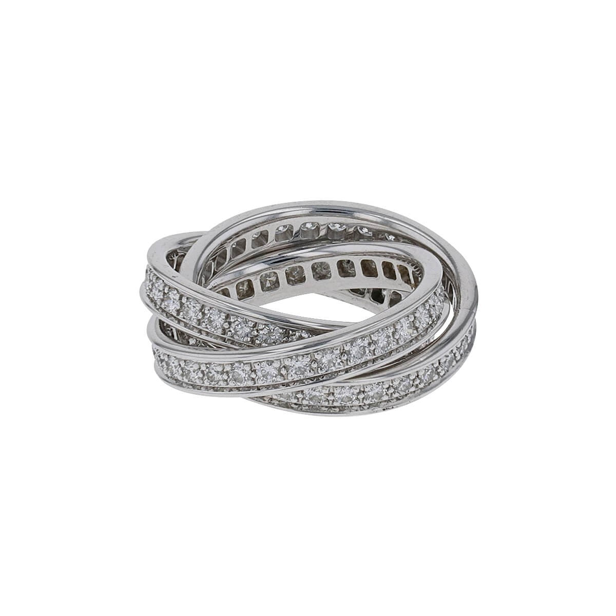 Cartier Trinity diamonds and gold ring