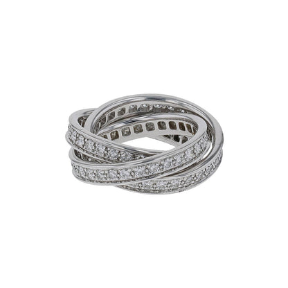 Cartier Trinity diamonds and gold ring