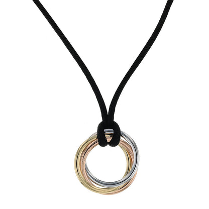 Cartier Trinity three tones gold necklace