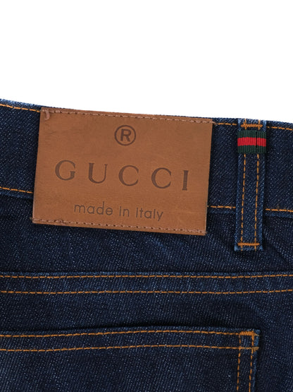 Excellent Gucci Blue Denim Jeans Women&