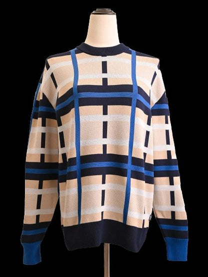 NEW Hugo Boss Geometric Pattern Sweatshirt Scandi Style Nylon Women