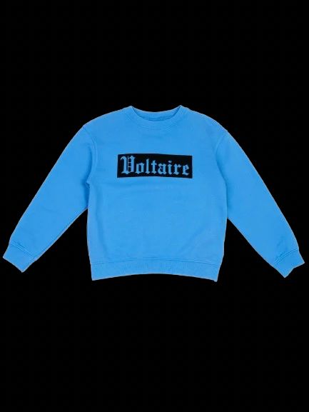 Excellent Zadig&amp;Voltaire Blue Sweatshirt for Kids Size 8