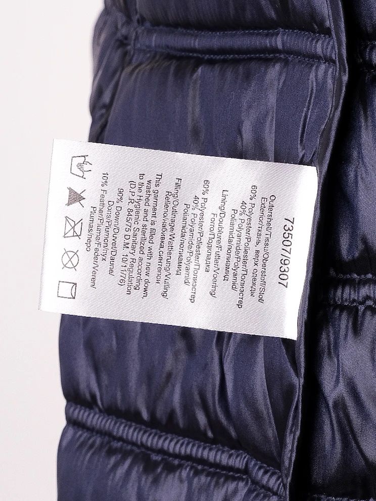 Good Beaumont Blue Quilted Jacket Size S Women Polyester