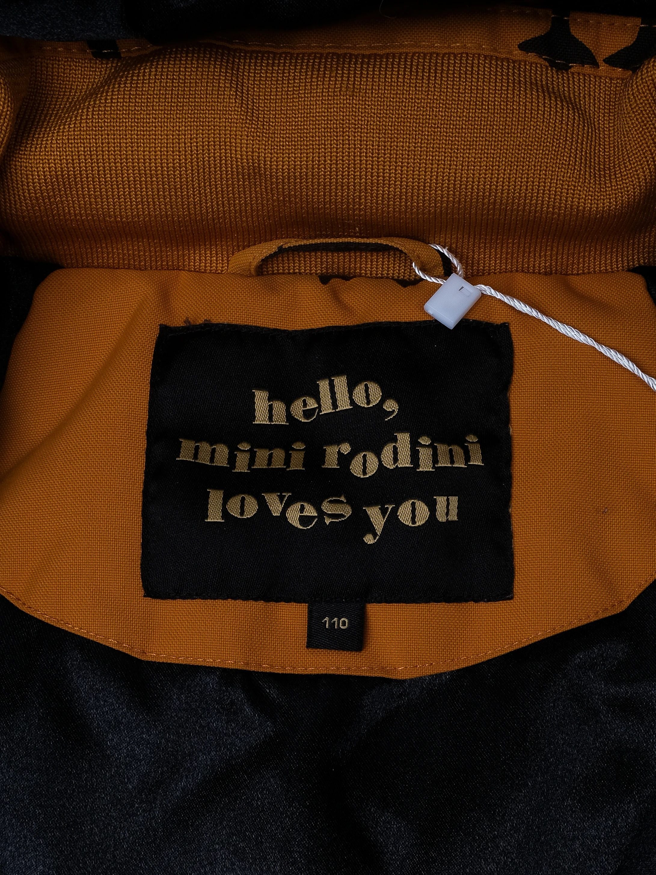 Excellent Mini Rodini Orange Penguins Kids Snowsuit with Hood