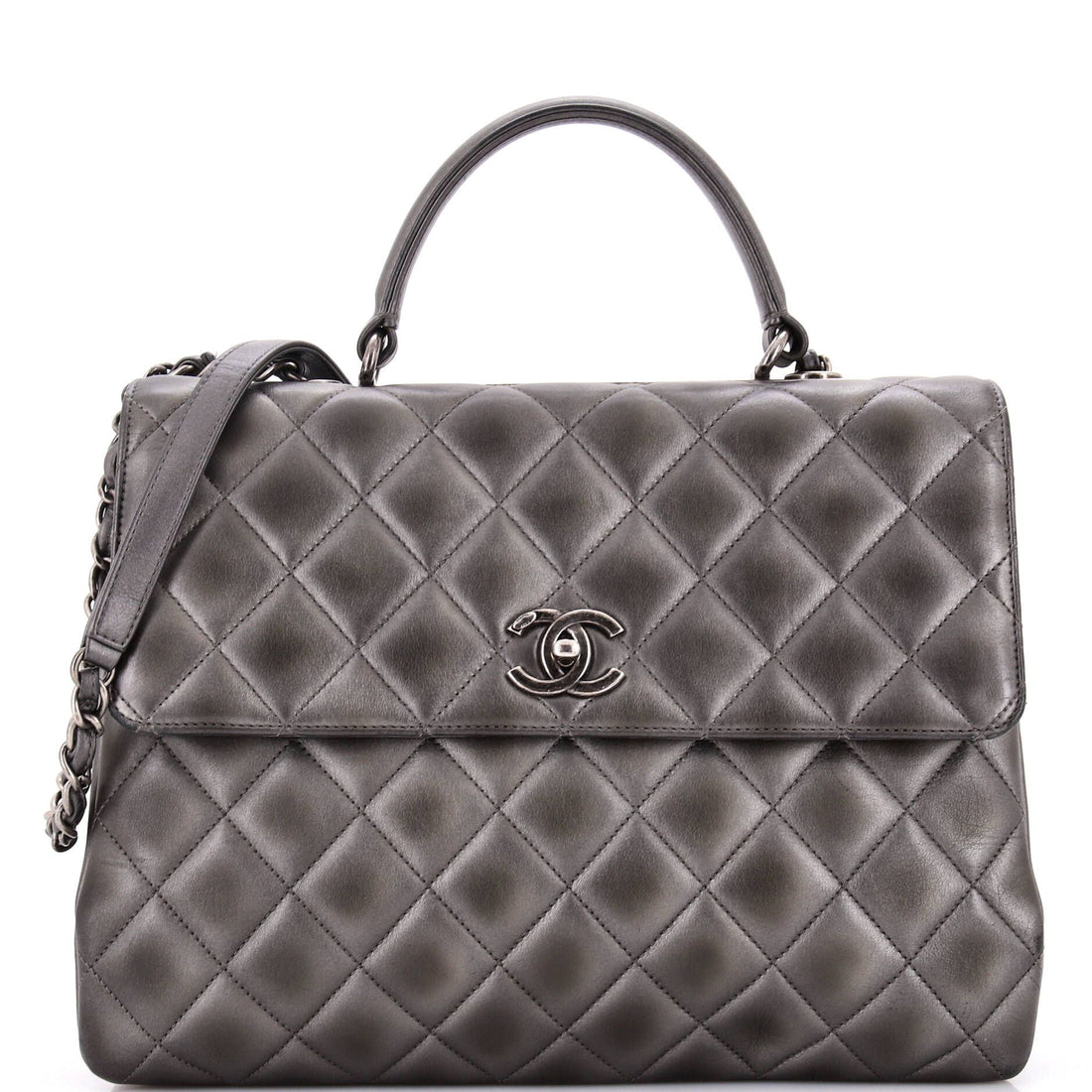 Chanel Trendy CC Top Handle Bag Quilted Lambskin Large