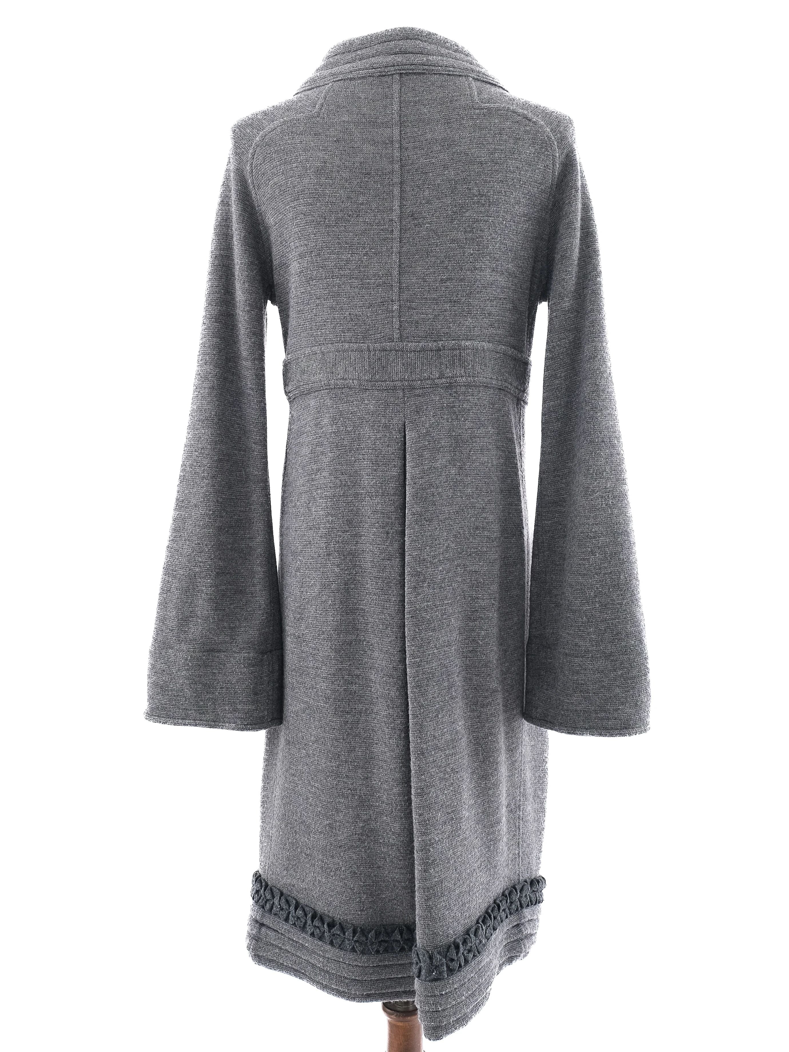 Excellent Class Roberto Cavalli Gray Wool Women&