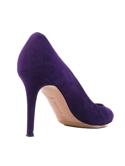 Excellent Gianvito Rossi Purple Leather Stiletto Heels Size 39.5