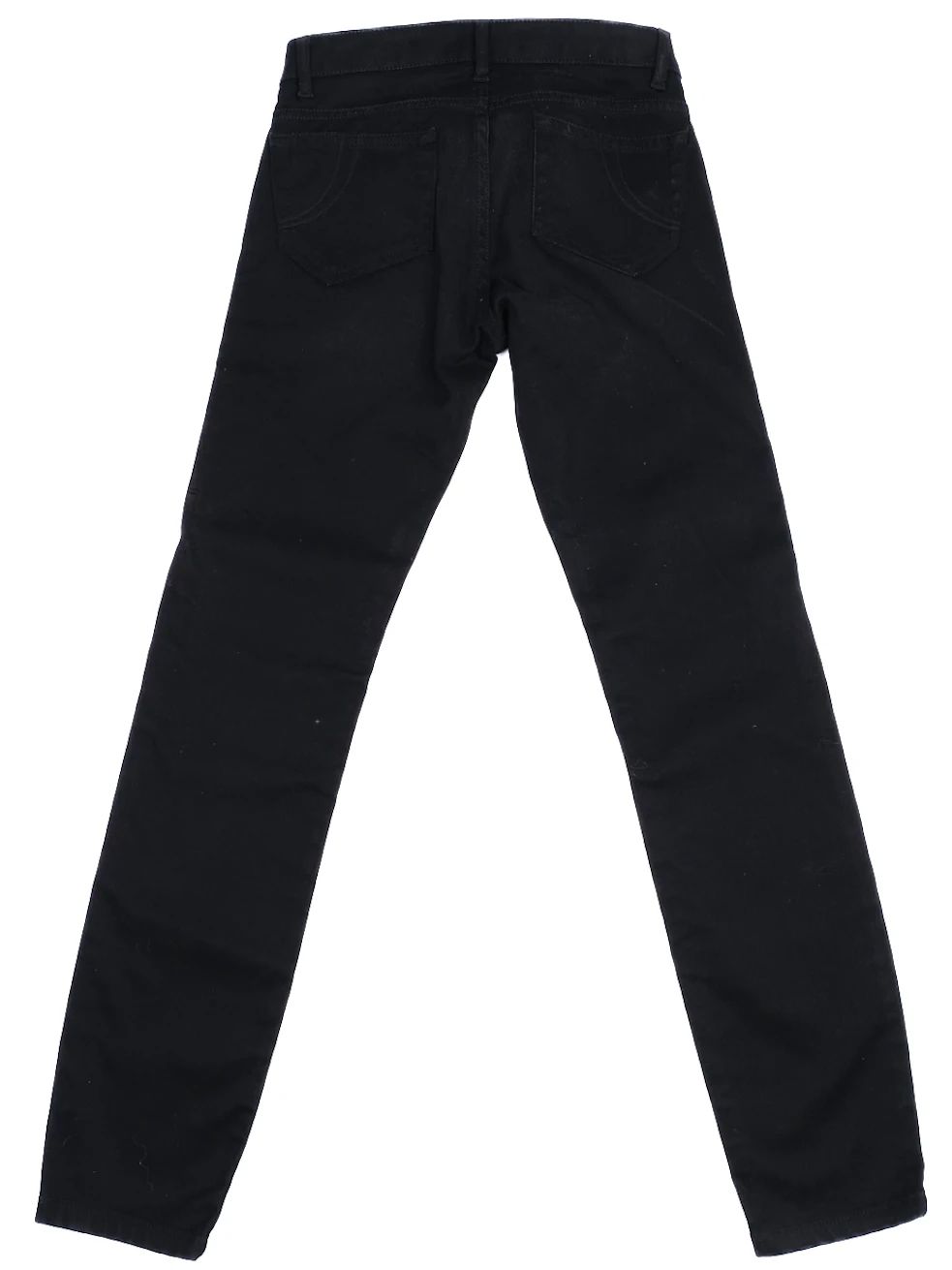 Excellent Maje Black Cotton Patchwork Slim Fit Jeans Size XS