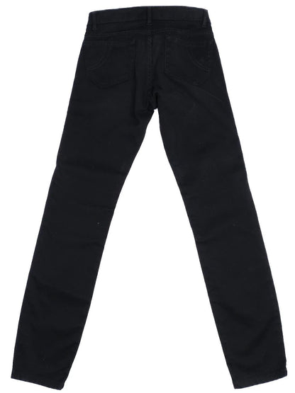 Excellent Maje Black Cotton Patchwork Slim Fit Jeans Size XS