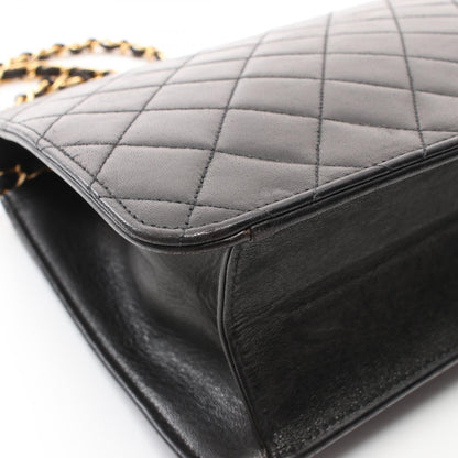 Chanel Lambskin Quilted Medium Single Flap Black