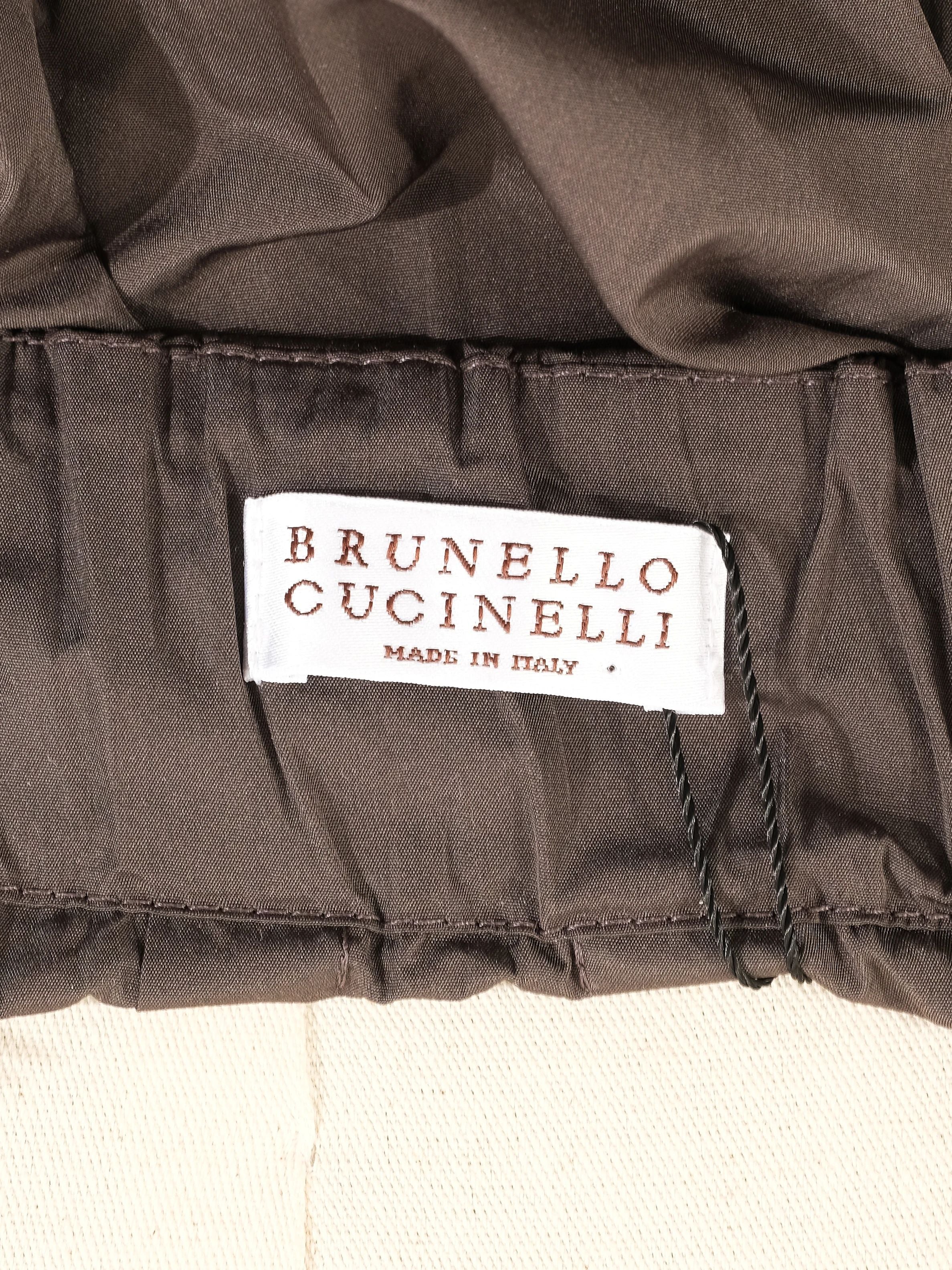 Perfect Brunello Cucinelli Gray Silk Pleated Skirt Size XS