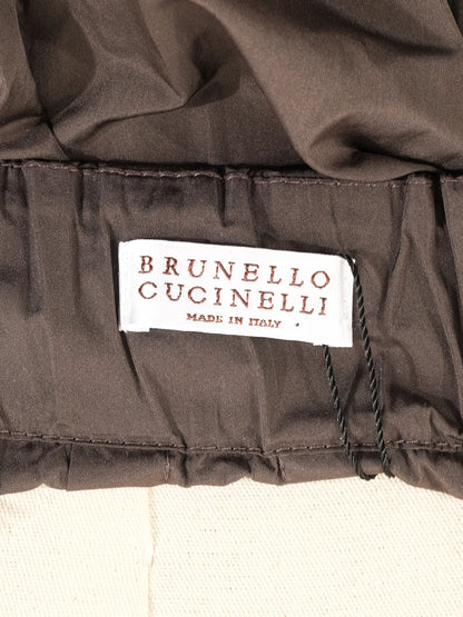 Perfect Brunello Cucinelli Gray Silk Pleated Skirt Size XS