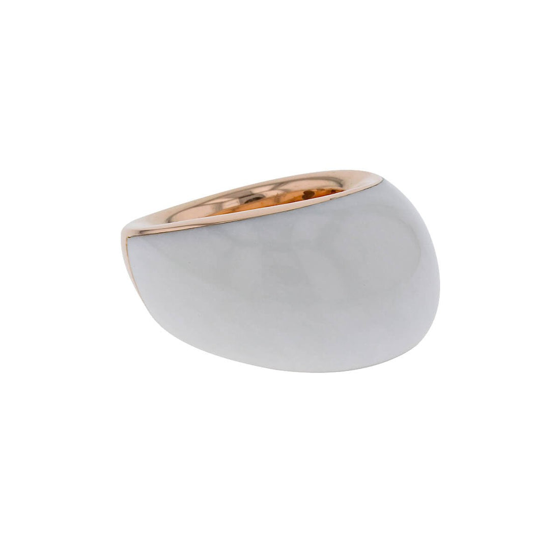 Ceramic and gold ring