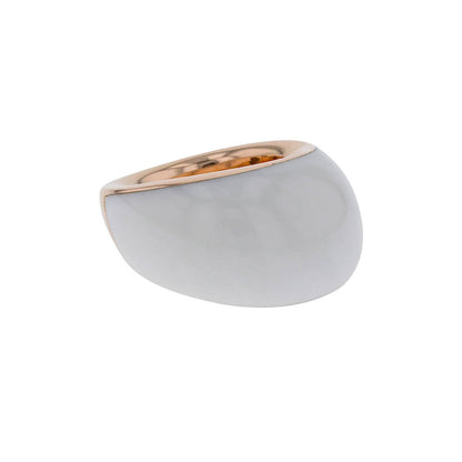 Ceramic and gold ring