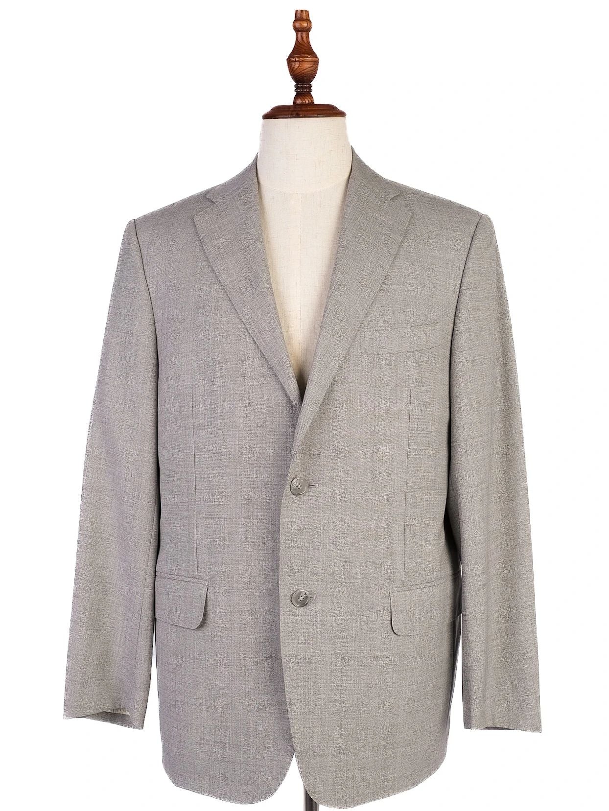 Excellent Corneliani Gray Wool Blazer Size L for Men